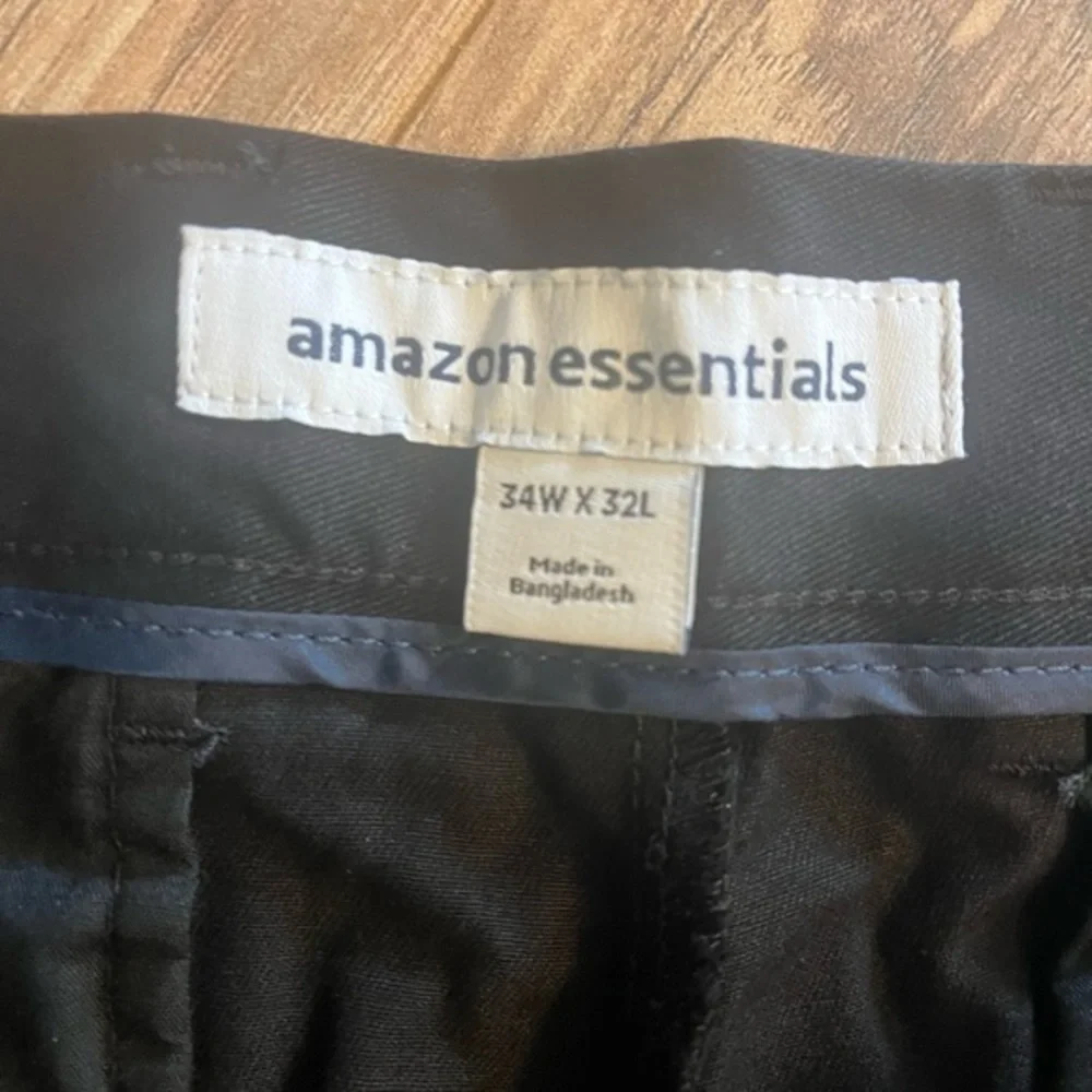 Men's Classic Fit Wrinkle-Resistant Suit Pants Flat Front Dress Pants sz 34 x 32 - Picture 6 of 6